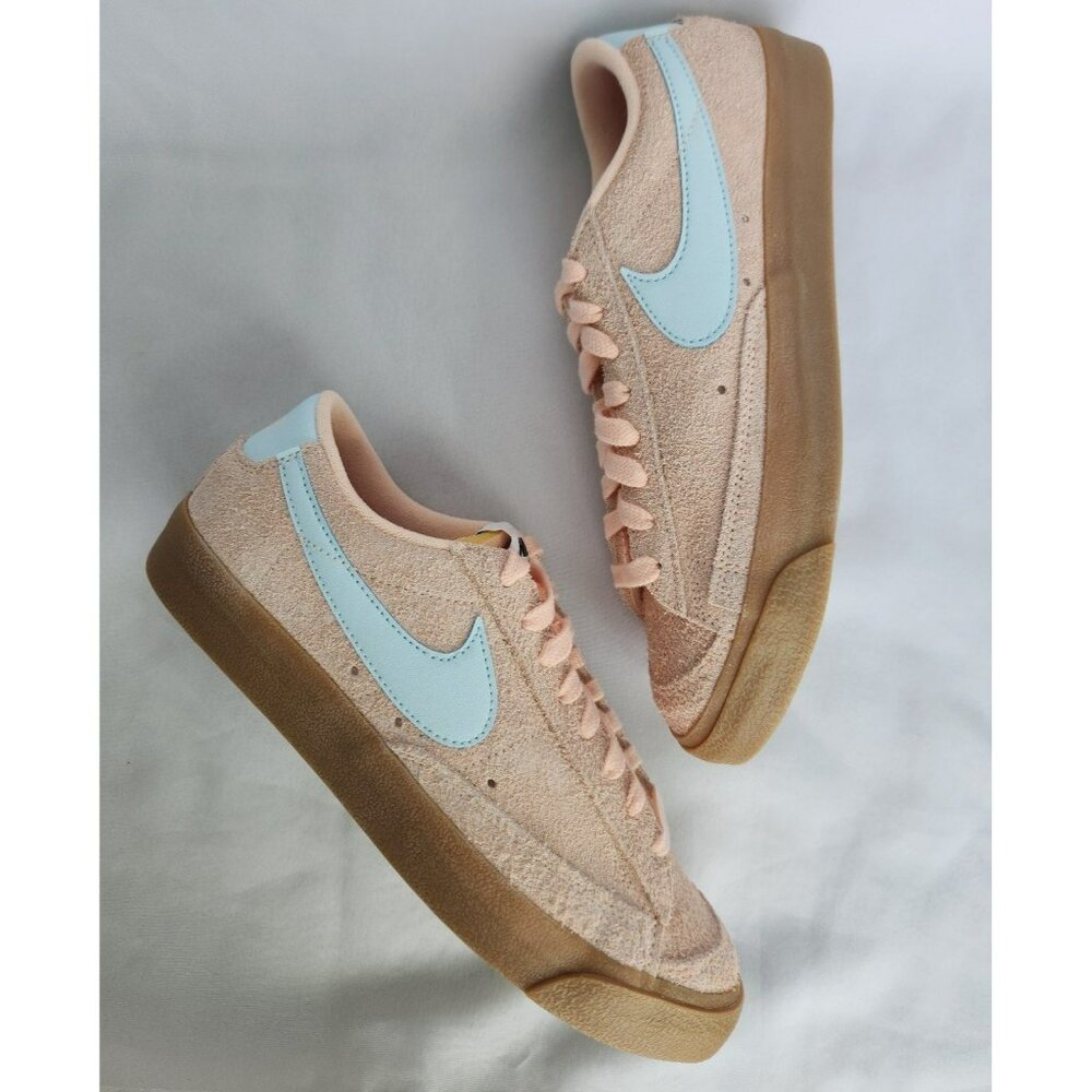 10 WOMEN'S NIKE BLAZER LOW 77 VINTAGE FQ8060-800 CRIMSON TINT